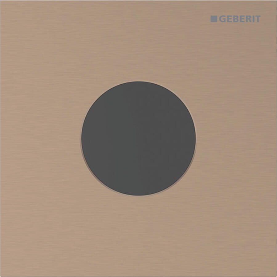 Geberit Bedieningsplaat Type 40 230V Round Easy To Clean Zwart Chroom