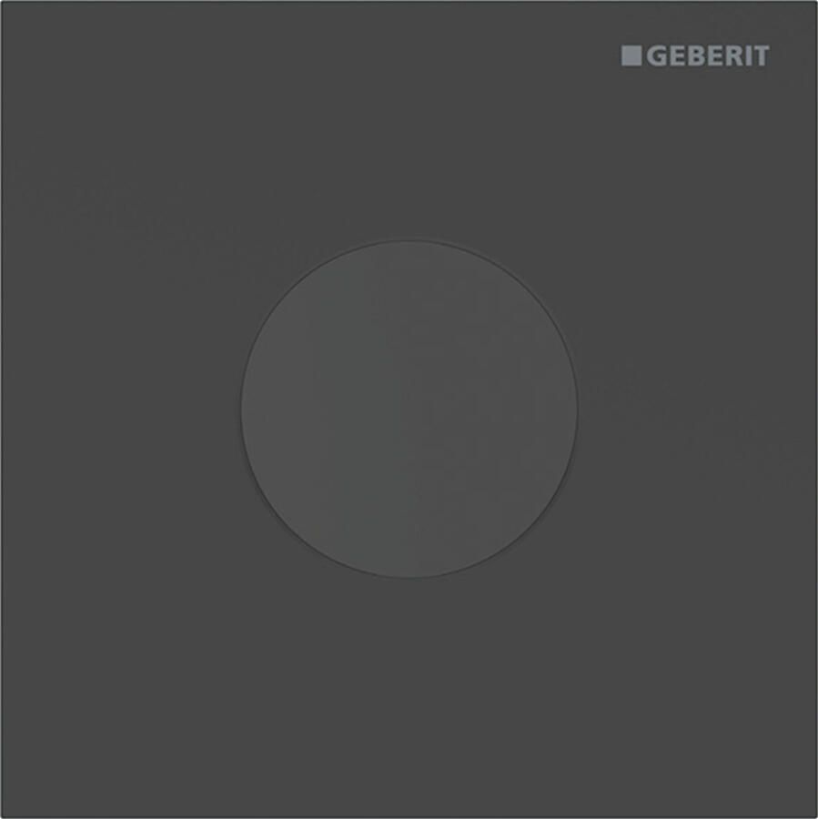 Geberit Bedieningsplaat Type 40 Met Batterijvoeding Round Easy To Clean Mat Zwart