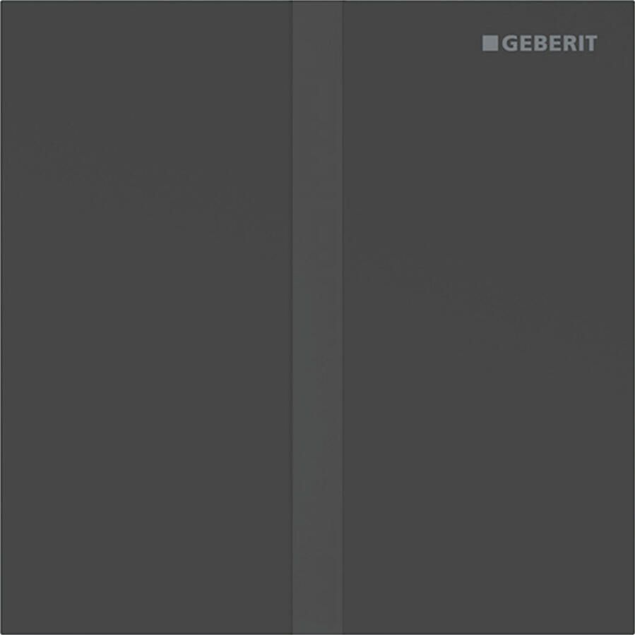 Geberit Bedieningsplaat Type 40 Met Batterijvoeding Sqaure Easy To Clean Mat Zwart