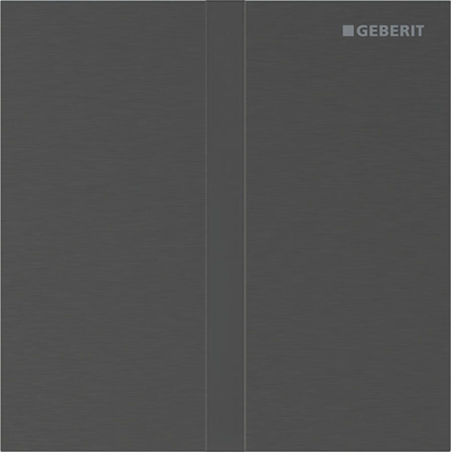 Geberit Bedieningsplaat Type 40 230V Square Zwart Chroom
