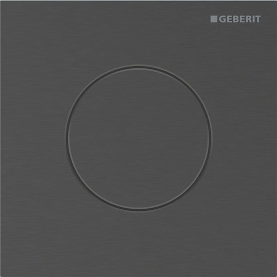 Geberit Bedieningsplaat Type 40 Pneumatisch Round Zwart Chroom