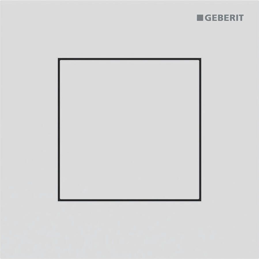 Geberit Bedieningsplaat Type 40 Pneumatisch Sqaure Mat Wit