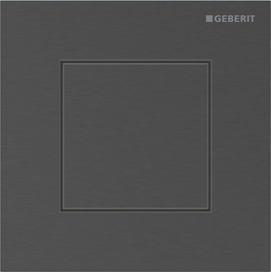 Geberit Bedieningsplaat Type 40 Pneumatisch Sqaure Zwart Chroom