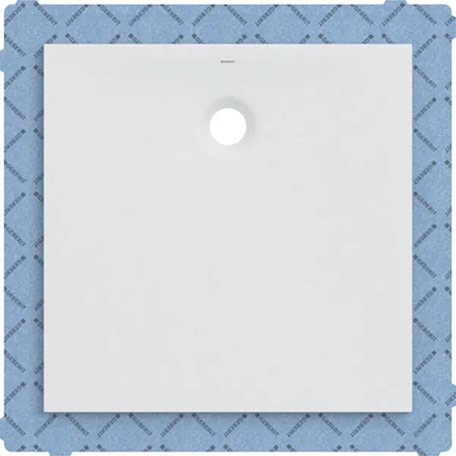 Geberit Douchevloer Olona Met Afdichtingsvlies Mat Wit (Alle Maten)