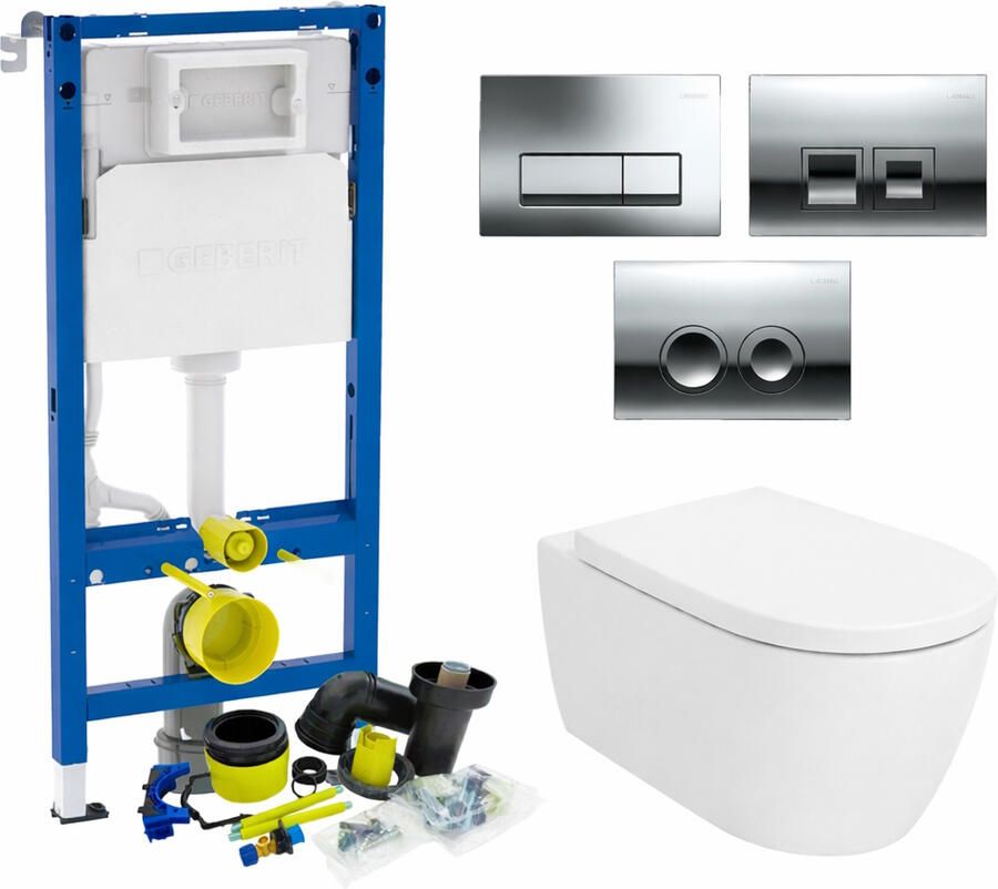 Boss & Wessing Badmeubelset BWS Riga Met Asia Wastafel Mat Zwart 80 cm Kasjmier