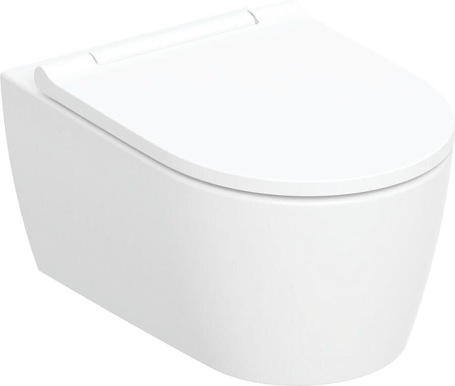 Geberit ONE pack Wandcloset diepspoel turboflush 37x54cm closetzitting Designafdekking wit KeraTect wit glans 500.201.01.1