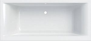 GEBERIT Renova Plan Ligbad halfvrijstaand rechthoekig overloop afvoer midden acryl 1800 x 800 x 420mm(LxBxH ) glans wit
