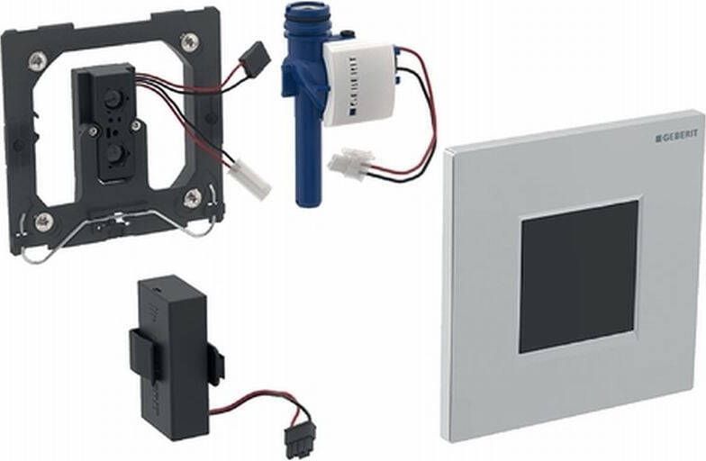 Geberit Type 30 urinoir bedieningsplaat met batterijvoeding matchroom chroom mat-chroom 116.037.KN.1