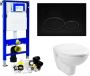Geberit UP320 Toiletset Compleet | Inbouwreservoir | Wandcloset Basic Smart wit | Met drukplaat | SET01 - Thumbnail 1