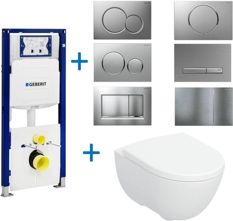 Geberit up320 Toiletset Tropea By | Softclose | Sigma Drukplaat