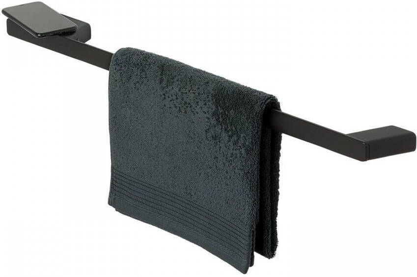 Geesa Shift handdoekhouder met planchet 82 1 x 7 7 cm zwart