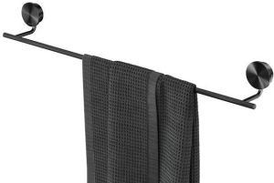 Geesa Handdoekrek Opal 60 cm Zwart Metaal Geborsteld