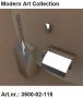 Geesa Modern Art Toiletaccessoireset Toiletborstel met houder Toiletrolhouder met klep Handdoekhaak Chroom 91350002115 - Thumbnail 1