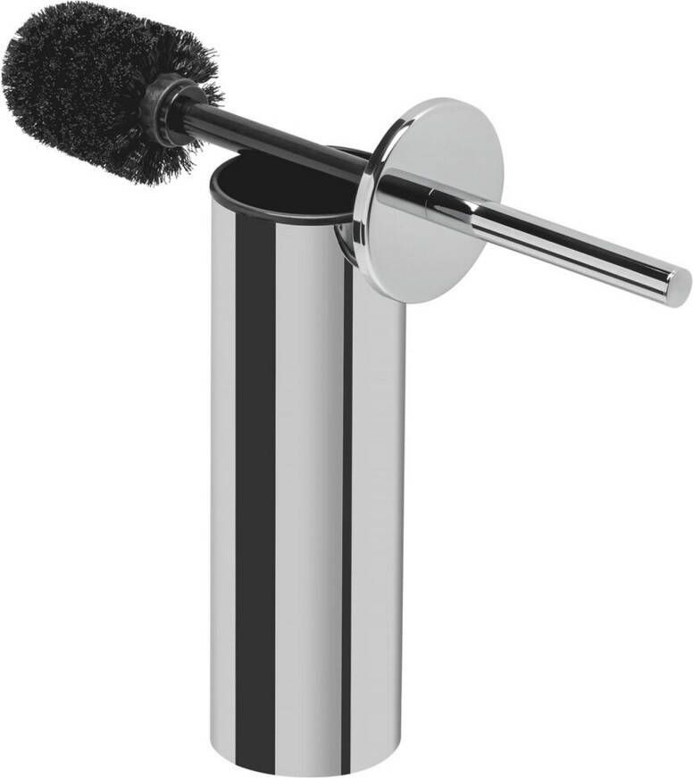Geesa Toiletborstel met Houder Nemox Vrijstaand Zwarte Borstelkop Chroom
