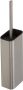 Geesa Shift Toiletborstel met houder RVS geborsteld (zwarte deksel en borstel) 9199110506 - Thumbnail 1