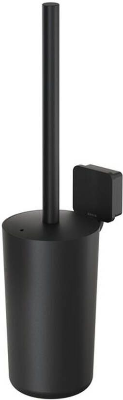 Geesa Toiletborstel met Houder Topaz Hangend Model Mat Zwart