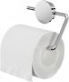 Geesa Opal toiletrolhouder zonder klep 13 8 x 1 9 x 11 3 cm chroom - Thumbnail 1
