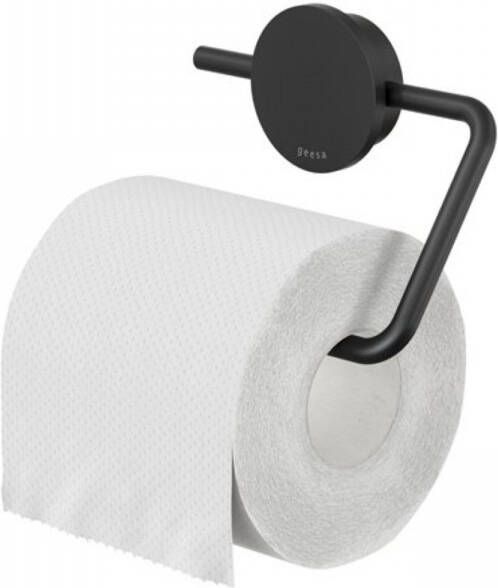 Geesa Opal toiletrolhouder zonder klep zwart