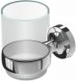 Geesa Tone Glashouder met glas Chroom 91730202 - Thumbnail 1