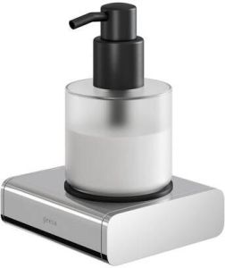 Geesa Zeepdispenser Shift Pomp 200 ml met Gesatineerd Glas Chroom