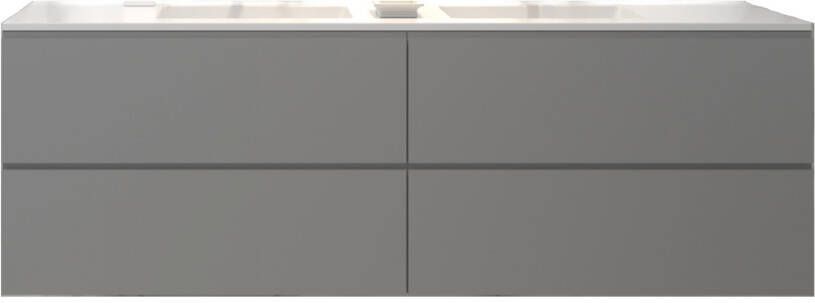 Gliss Design Badkamermeubelset Gliss Hermes 180 cm Beton Grijs