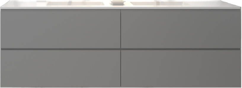 Gliss Design Badkamermeubelset Gliss Zeus 200 cm Beton Grijs