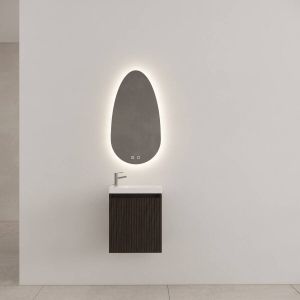 Gliss design Fonteinkast Timotheus Inclusief Topplaat Charcoal