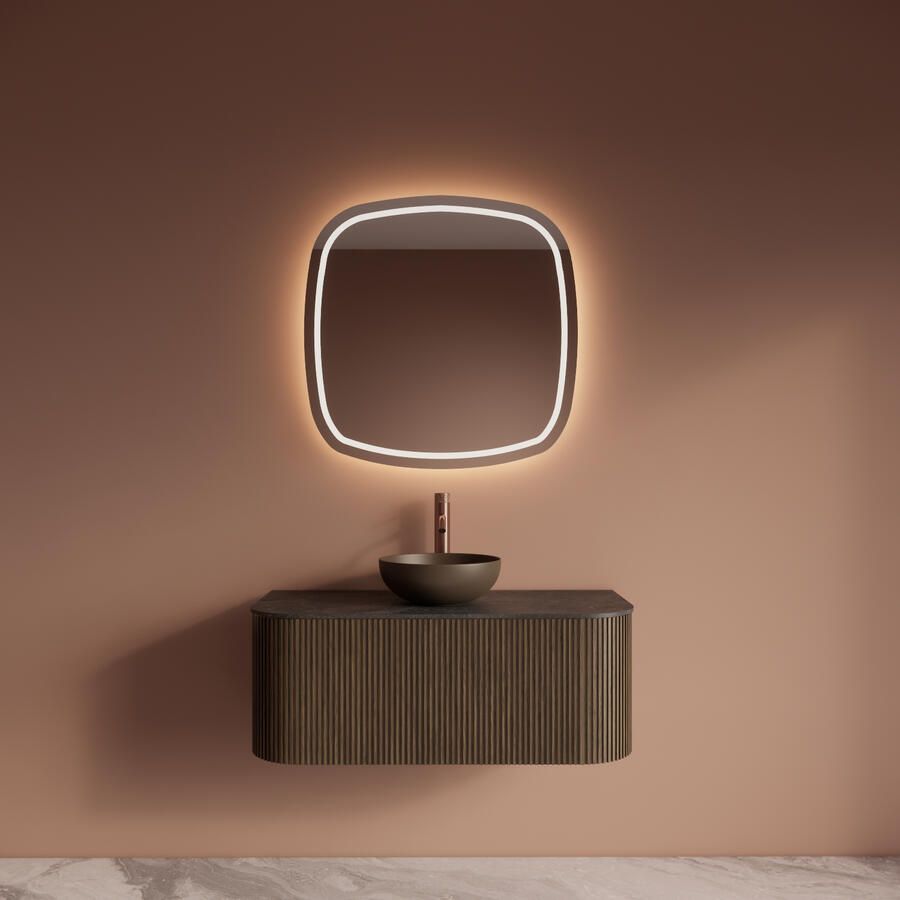 Gliss Design Badkamermeubelset Alluro 100 cm Ash Grey