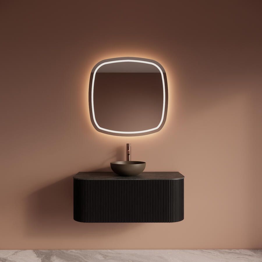 Gliss Design Badkamermeubelset Alluro 100 cm Black Veneer