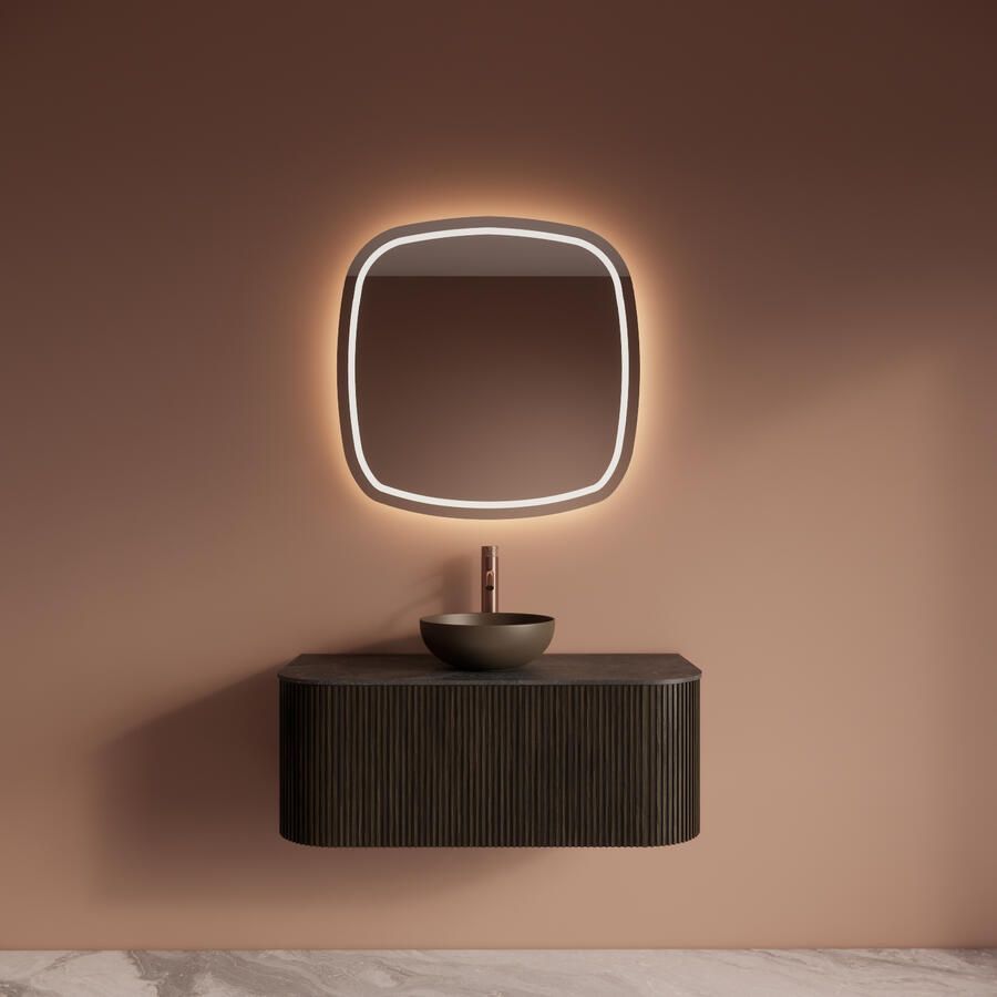 Gliss Design Badkamermeubelset Alluro 100 cm Charcoal