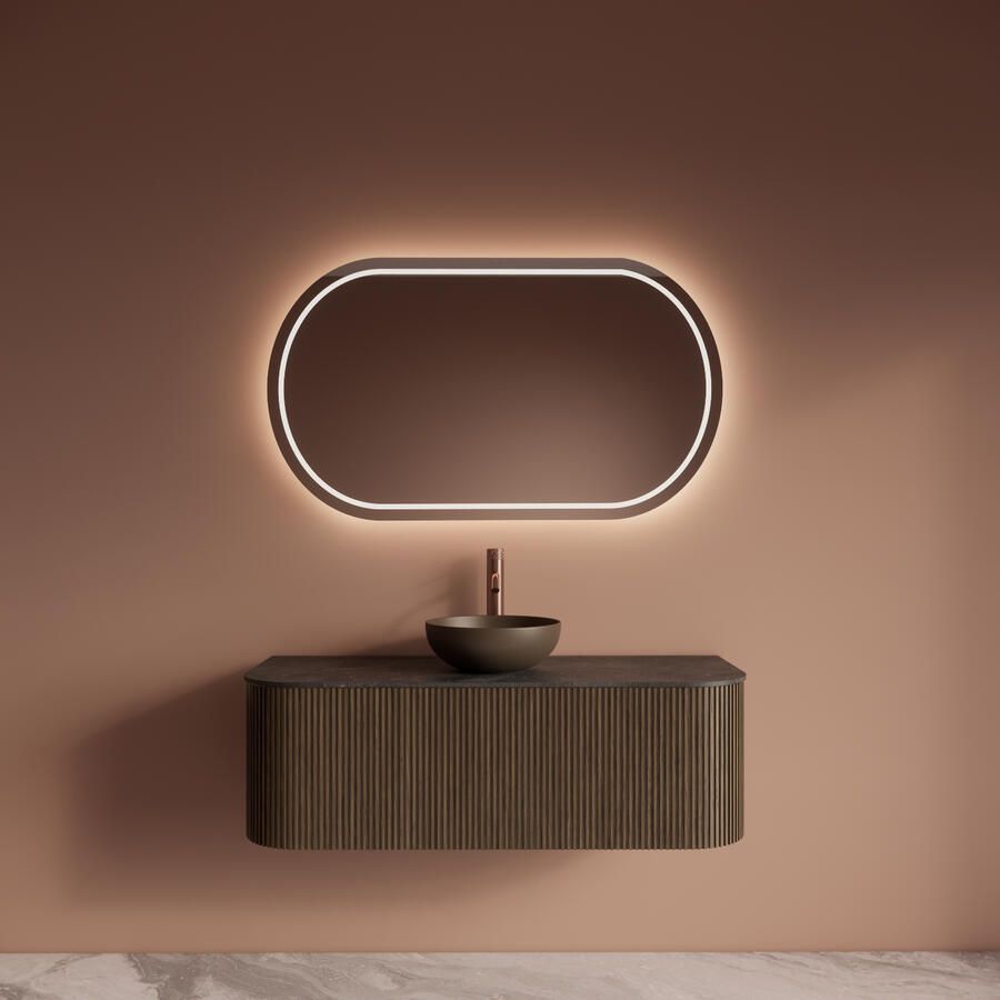 Gliss Design Badkamermeubelset Alluro 120 cm Ash Grey