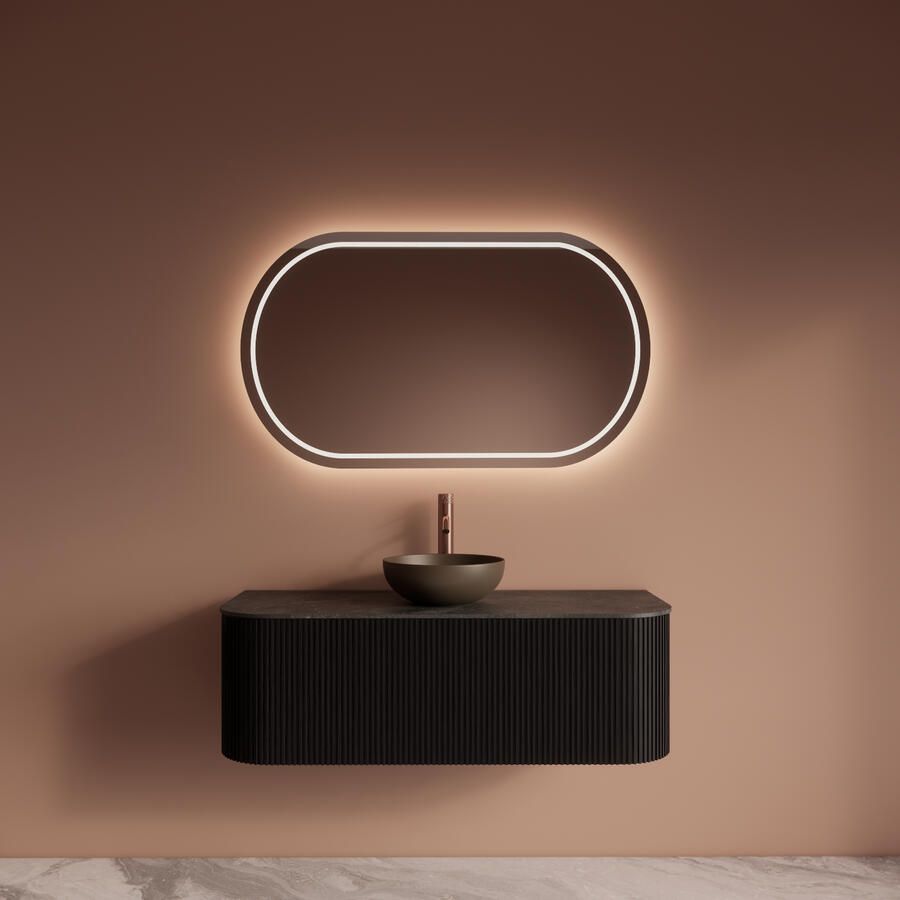 Gliss Design Badkamermeubelset Alluro 120 cm Black Veneer - Foto 2