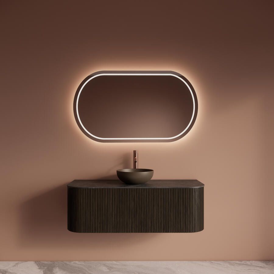 Gliss Design Badkamermeubelset Alluro 120 cm Charcoal