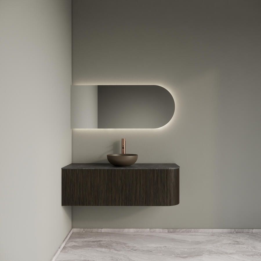 Gliss Design Badkamermeubelset Alluro 120 cm Links Charcoal - Foto 2