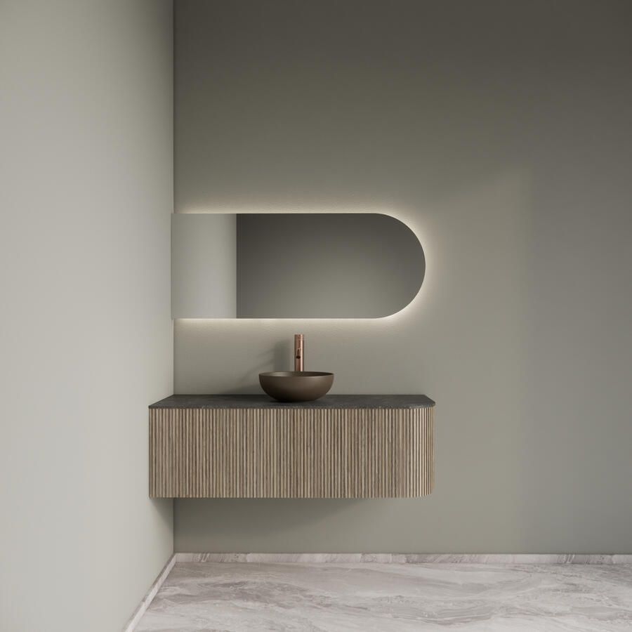 Gliss Design Badkamermeubelset Alluro 120 cm Links Corn Silk