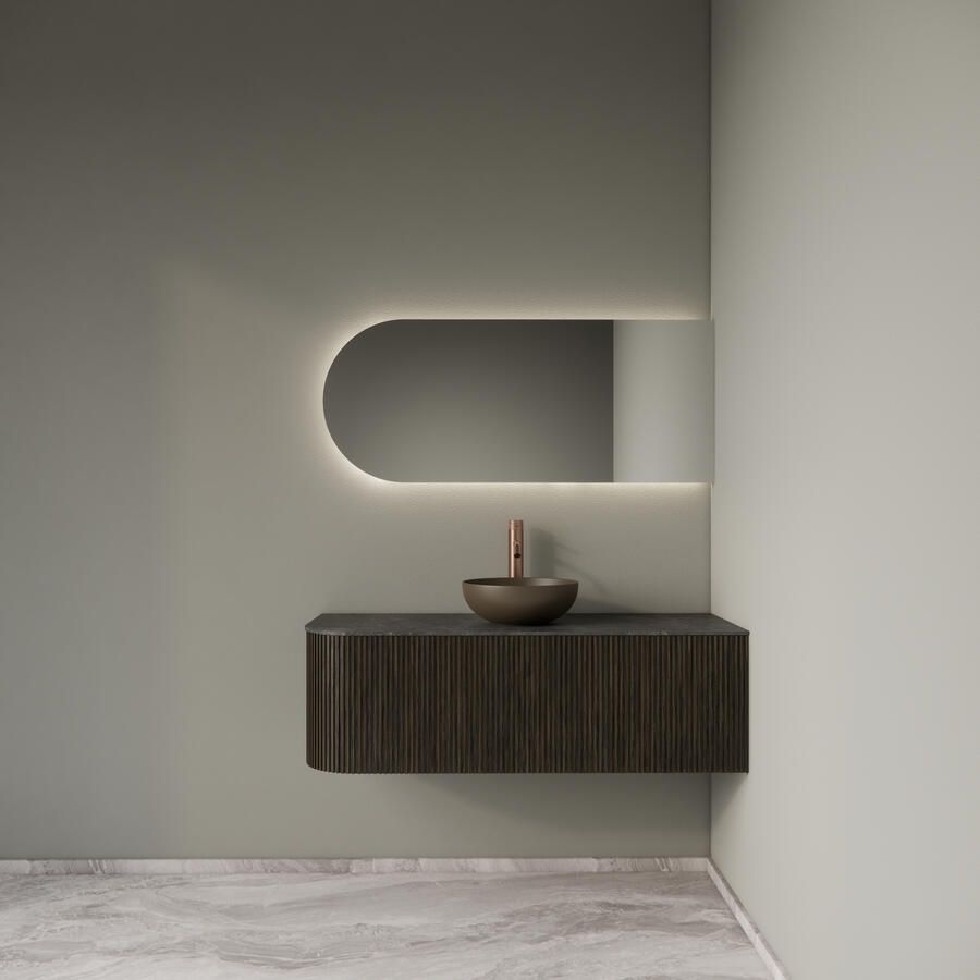 Gliss Design Badkamermeubelset Alluro 120 cm Rechts Charcoal - Foto 2