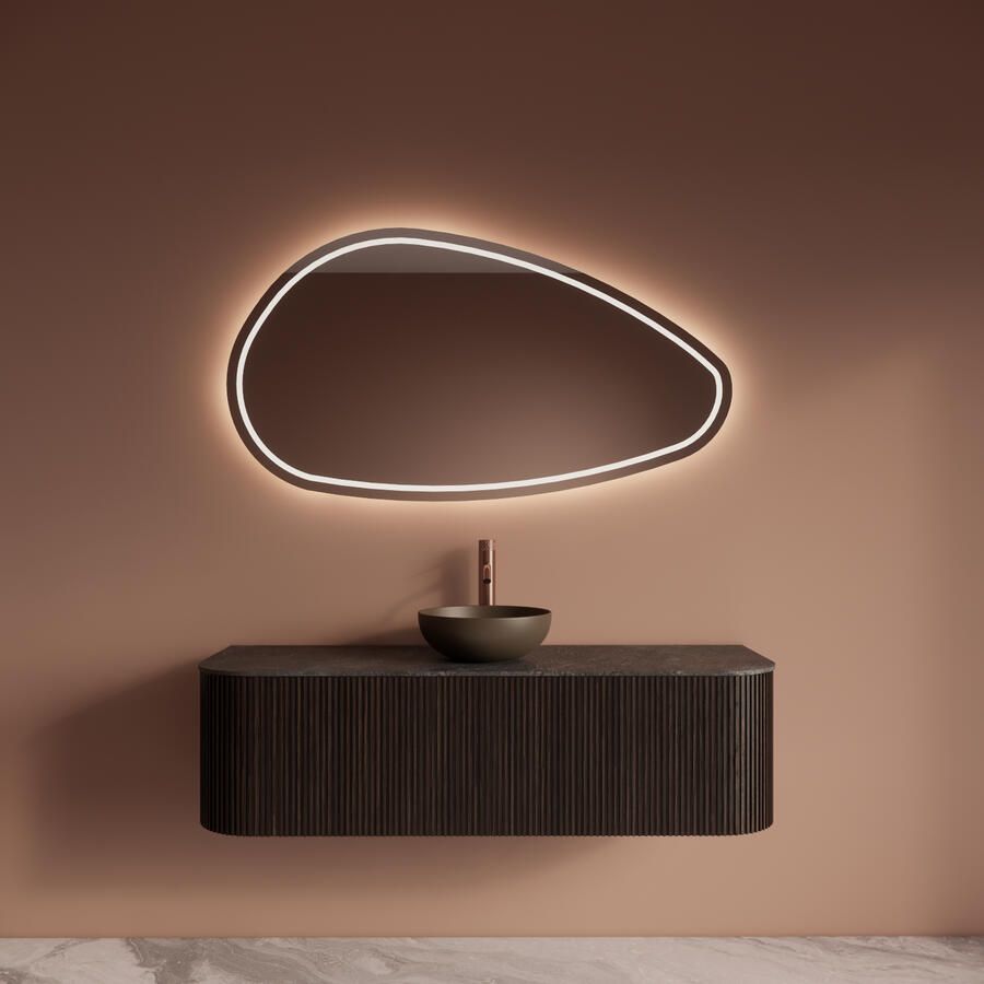 Gliss Design Badkamermeubelset Alluro 140 cm Ebony