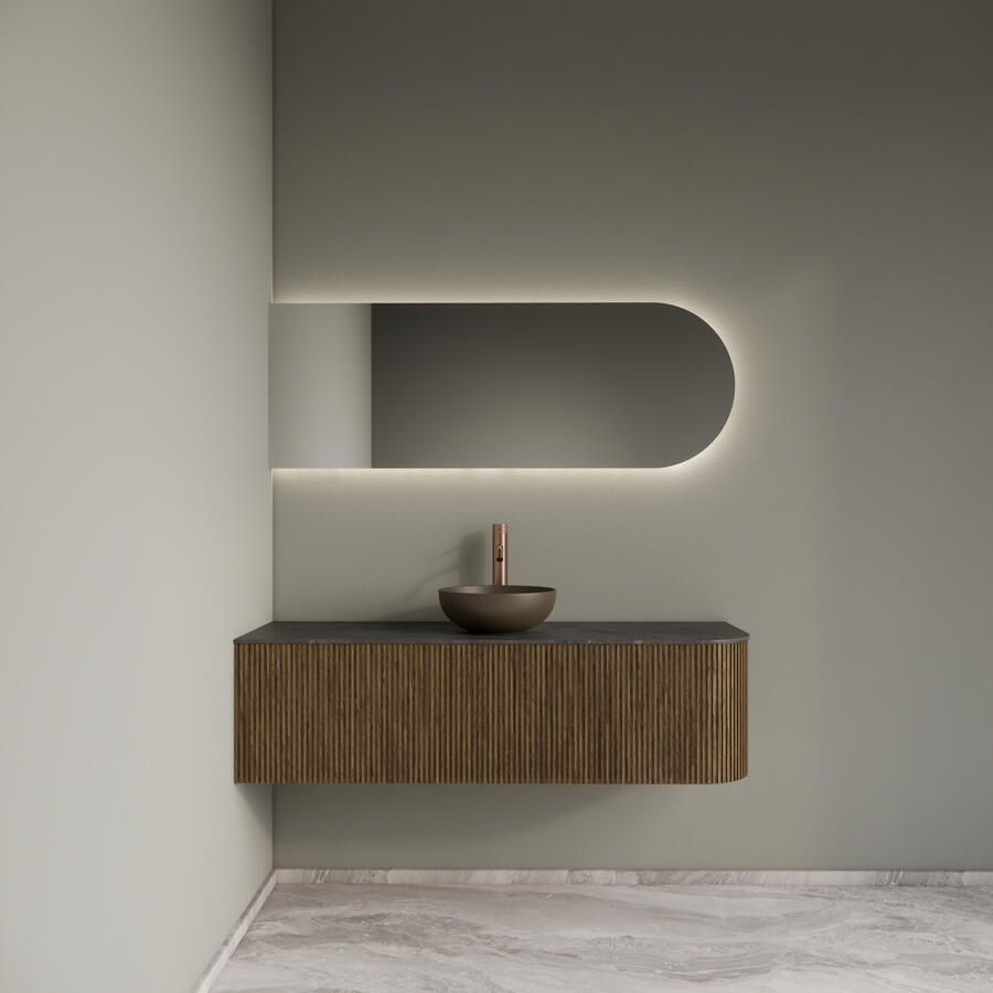 Boss & Wessing Badmengkraan BWS Sensa met Wateraansluiting Thermostatisch Opbouw Mat Zwart PVD - Foto 2