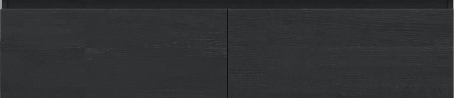 Gliss Design Onderkast Eros 180 cm 2 Lade Zwart eiken OP=OP