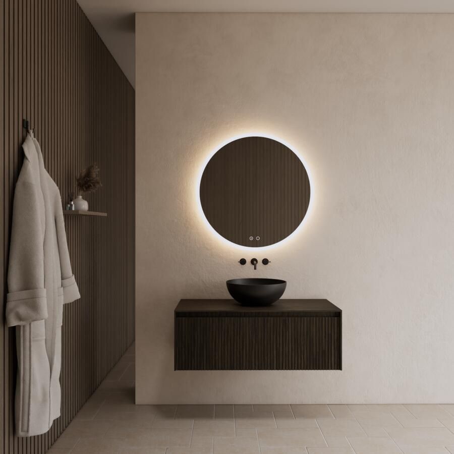 Gliss Design Onderkast Timotheus 90 cm Incl. Topplaat Charcoal