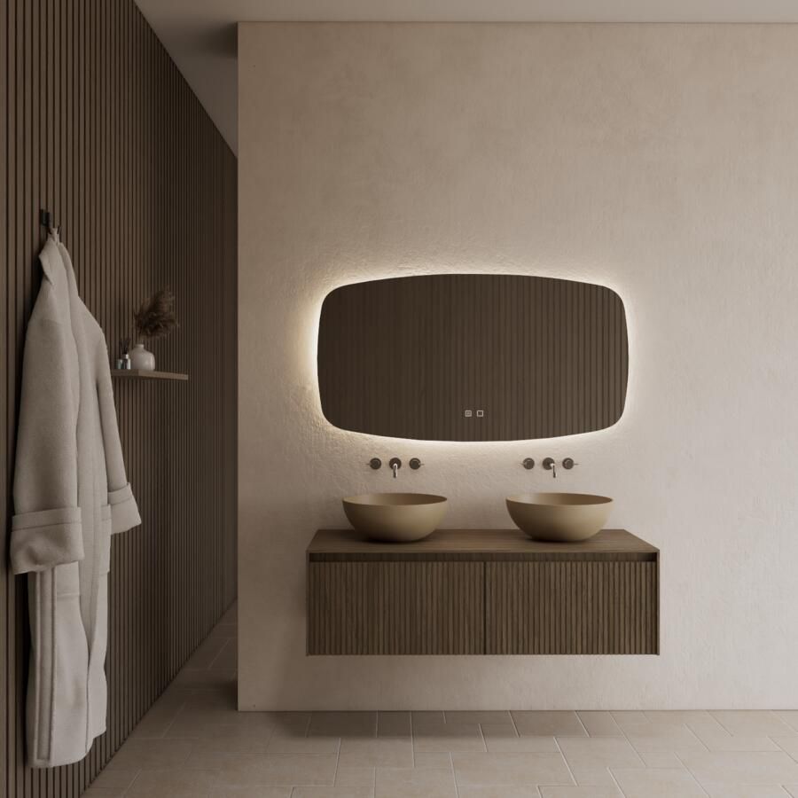 Gliss Design Onderkast Timotheus 140 CM 2 Lades Incl Topplaat Ash Grey
