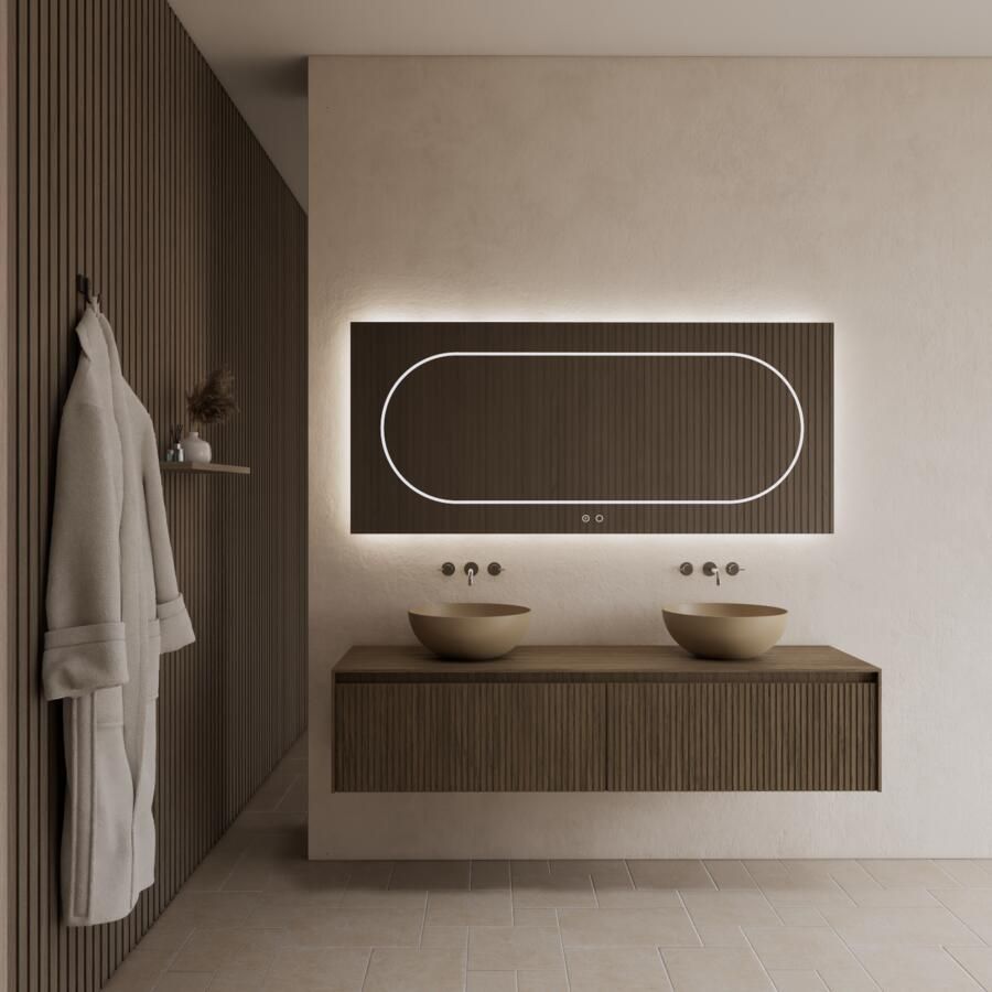 Gliss Design Onderkast Timotheus 180 CM 2 Lades Incl Topplaat Ash Grey