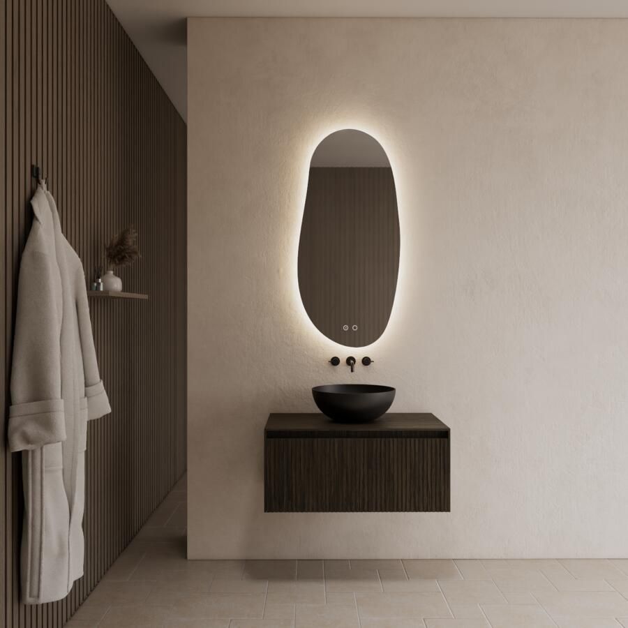 Gliss Design Onderkast Timotheus 70 CM Incl. Topplaat Charcoal