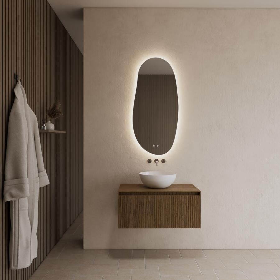 Gliss Design Onderkast Timotheus 70 CM Incl. Topplaat Castle Brown