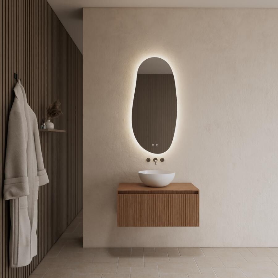 Gliss Design Onderkast Timotheus 70 cm Incl. Topplaat Pure