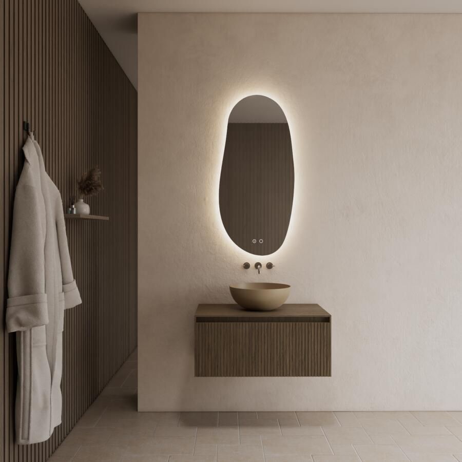 Gliss Design Onderkast Timotheus 80 cm Incl. Topplaat Ash Grey