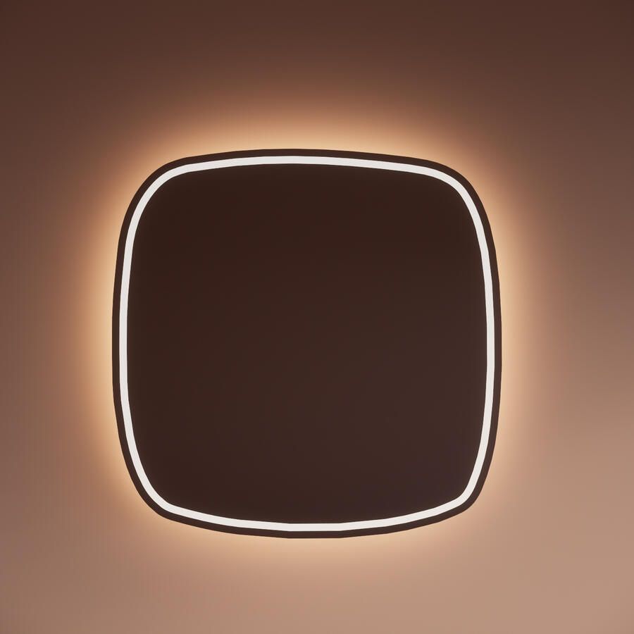 Gliss Design Spiegel Axis Met LED Verlichting en Verwarming 60x60 cm