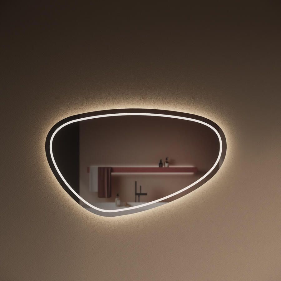 Gliss Design Torsa spiegel LED Verlichting en Spiegelverwarming 150x88 5 cm