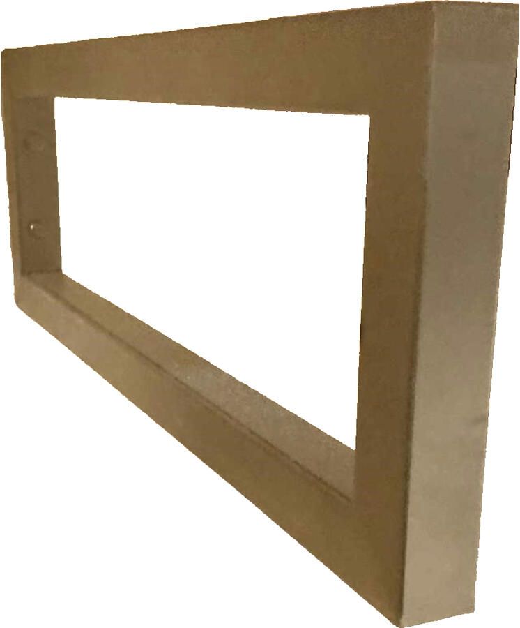 Gliss Design Zichtbare Beugels Gliss Shelves 4 cm Mat Goud (2 stuks)