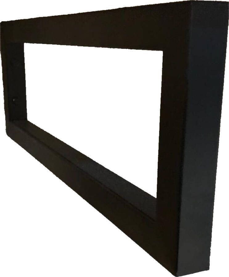 Gliss Design Zichtbare Beugels Gliss Shelves 2 cm Mat Zwart (2 stuks)